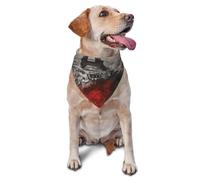 Bandana Paris pour chien et chat de petite et moyenne taille, accessoire photo, bandanas triangulaires réglables et lavables