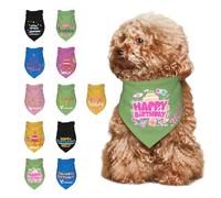 Bandana personnalisé pour chien avec nom ou photo - Écharpe triangulaire douce - Cadeau amusant pour chiens et chats de petite, moyenne et grande taille (motif 6)