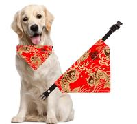 Bandana photo pour animal de compagnie - Écharpe personnalisée pour chien avec nom et image, coton bio, lavable en machine