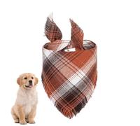 Bandana pour chien à carreaux, écharpe décorative pour chien | Écharpe triangulaire pour animaux de compagnie absorbant l'eau,Accessoires doux pour animaux de compagnie, bandanas lavables pour animaux