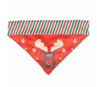 Bandana pour chien à motif de noël Duvoplus Rouge 24,5x16,5x1,5 cm