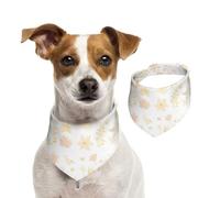 Bandana pour chien à motifs de fleurs étranges, réglable pour garçons et filles, convient pour les chats et les chiens, accessoires pour animaux de compagnie