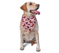 Bandana pour Chien Amour du Cœur du Teckel Bavoirs pour Chien | chat Écharpe Triangulaire Animaux de Compagnie Triangle Dog Scarf Pour Party Dress Up