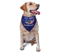 Bandana pour Chien Ancien Combattant De La 36E Division D'Infanterie De L'Armée Américaine Triangle pour Animaux De Compagnie Classiques Écharpe pour Le Cou, pour Photo Prises, Fêtes, 70x30cm