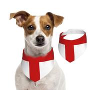 Bandana pour chien avec drapeau de l'Angleterre, doux et confortable, ajustement réglable pour garçons et filles, trois tailles pour chats et chiens