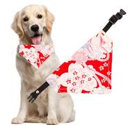 Bandana pour chien avec logo personnalisé - Collier personnalisé pour animal de compagnie, polyester durable, lavable pour un usage quotidien