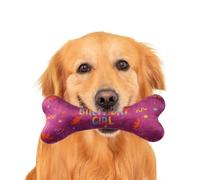 Bandana pour Chien,Bavoir Triangle Anniversaire Mignon avec Os pour Animal De Compagnie - Foulard Triangle Doux Os Mignon Ajustable Printemps Course Chiot