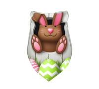 Bandana pour Chien Brown Bunny Bottom and Easter Eggs Print Birthday Party Bandana Pets Respirant Bavoirs pour Chien pour Séances Photo Accessoires