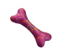 Bandana pour Chien,Chapeau Bandana Anniversaire pour Chien Jouet - Foulard Triangle Doux Os Mignon Ajustable Printemps Course Chiot