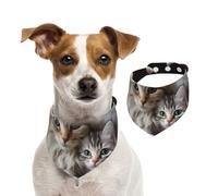 Bandana pour chien, chats, maman et bébé, écharpe réglable pour animaux de compagnie, bandanas lavables double face, foulard triangulaire en coton pour chiens, écharpes pour chats, écharpes pour chiot