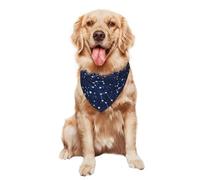 Bandana pour Chien Constellation Galaxy Starry Night Stars Glow in The Dark Midnight Animaux De Compagnie Bandana Pets Birthday Party Bavoirs Triangulaires pour Accessoires Chiens Chats Chiot