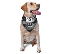 Bandana pour Chien Crache-Pré-Entraînement dans Ma Bouche Toilettage des Animaux De Compagnie Lavables Écharpe pour Le Cou, pour Petite, Moyenne Et Grande Taille, Photo Prises, Chats, 70x30cm