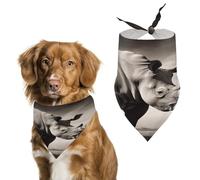 Bandana pour chien d'Afrique du Sud - Écharpe triangulaire douce - Lavable - Réglable - Léger - Respirant - Pour animaux de compagnie de petite, moyenne et grande taille