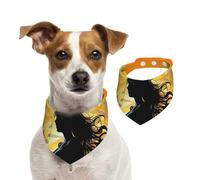 Bandana pour chien, danse musicale, bandana réglable pour animaux domestiques, bandanas lavables double face pour animaux de compagnie, foulard triangle en coton pour chien, chats, écharpes pour chiot