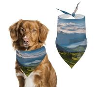 Bandana pour chien des Alpes suisses - Écharpe triangulaire douce - Lavable - Réglable - Léger - Respirant - Pour animaux de compagnie de petite, moyenne et grande taille