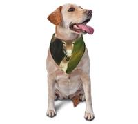 Bandana pour chien Donkey on Green Meadow - Accessoires pour chiens de petite et moyenne taille - Accessoire photo - Bandana triangulaire réglable - Lavable - Pour chiot