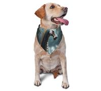 Bandana pour chien, dragon et girafe hybride 3D imprimé complet, bandana réglable et respirant pour chiens de petite, moyenne et grande taille, accessoire de costume de jour de l'indépendance