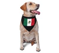 Bandana pour Chien Drapeau du Mexique, Drapeau National, Royauté Triangle pour Animaux De Compagnie Accessoires Vêtements, pour Petite, Moyenne Et Grande Taille, Chats, Photo Prises, 70x30cm