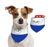 Bandana pour chien Drapeau du Paraguay - Lavable - Écharpe pour chien de petite et grande taille - Pour fille ou garçon - Accessoires pour animaux domestiques