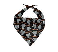 Bandana pour Chien Éléphant Bandana Pets Birthday Party Triangle Dog Scarf Animaux De Compagnie Écharpe Triangulaire pour Party Dress Up Petit Moyen Grand