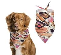 Bandana pour chien en coton doux lavable au quotidien en été durable et réversible pour chiens et chats de petite, moyenne et grande taille