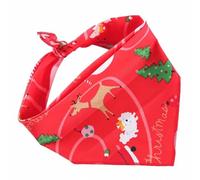 Bandana pour chien en coton lavable - Motif de Noël - Bandana pour chiot ou chat