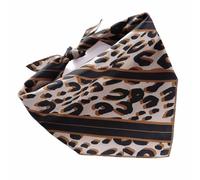 Bandana pour chien en coton lavable - Motif léopard - Bandana pour chien ou chat