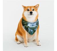 Bandana pour chien en forme de cascade - Réglable - Pour animaux de compagnie de Noël - Bavoirs triangulaires - Doux et respirant - Bandana pour chiots de petite, moyenne et grande taille