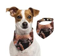 Bandana pour chien - Grande tarentule mexicaine - Réglable - Lavable - Double face - Coton - Triangle - Écharpe pour chien et chat - Accessoires de costume pour chiot - Taille S