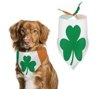 Bandana pour chien Happy Irish Holidays lavable et réglable, écharpe respirante pour animaux de compagnie de petite, moyenne et grande taille, accessoire tendance mignon pour animal de compagnie