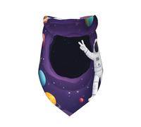 Bandana pour Chien imprimé Astronaute en Mission dans l'espace, 1 Paquet, écharpe Triangulaire de qualité supérieure, Lavable, Accessoires pour Animaux de Compagnie d'anniversaire pour Chiens de Gran