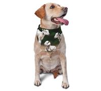 Bandana pour Chien imprimé chèvre Mignon, écharpe Triangulaire réglable, Bavoir pour Animal de Compagnie, Foulard pour Chat, Foulard Lavable pour Chiot, pour Anniversaire, fête de Vacances