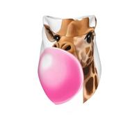 Bandana pour Chien imprimé Girafe drôle, 1 Paquet, écharpe Triangulaire de qualité supérieure, Lavable, Accessoire d'anniversaire pour Animaux de Compagnie, pour Grands Chiens Neutres