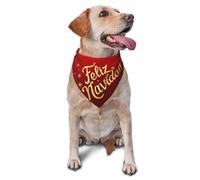 Bandana pour Chien imprimé Joyeux Noël, écharpe Triangulaire réglable, Bavoir pour Animal de Compagnie, Foulard pour Chat, Foulard Lavable pour Chiot, pour Anniversaire, fête de Vacances