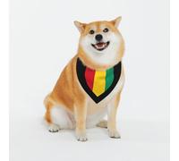 Bandana pour Chien J'aime Le Drapeau De Guinée Mode Foulard pour Chiens Élégantes Écharpe en Triangle pour Voyages Chiot Chiens