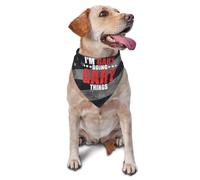 Bandana pour Chien Je suis Gary, Je Fais des Trucs De Gary. Foulards Triangle Bavoirs Unique Bavoirs pour Chien, pour Petite, Moyenne Et Grande Taille, Chats, Photo Prises, 70x30cm
