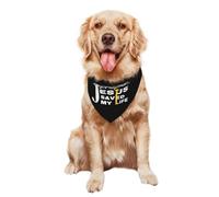 Bandana pour Chien Jesus Christ Saved My Life Respirant Bandana Pets Animaux De Compagnie Triangle Dog Scarf pour Petit Moyen Grand Séances Photo 30X70Cm