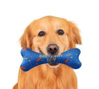 Bandana pour chien | Jouet en forme d'os pour chien - Adorable écharpe douce et réglable pour promener un chiot de taille moyenne