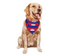 Bandana pour Chien Kampuchéa Foulards Triangle Bavoirs Mode Vêtements, pour Petite, Moyenne Et Grande Taille, Photo Prises, Chats, 70x30cm