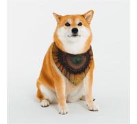 Bandana pour chien - Le plus beau foulard tournesol réglable pour animaux de compagnie - Écharpe triangulaire douce et respirante pour chats de petite, moyenne et grande taille