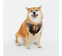 Bandana pour chien lion en cours d'exécution - Écharpe lavable pour chien de petite et grande taille pour fille ou garçon, accessoires pour animaux de compagnie