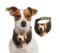 Bandana pour chien mignon beagle écharpe réglable pour animaux de compagnie bandanas lavables double face pour animaux de compagnie foulard triangle en coton écharpes pour chien chats écharpes pour
