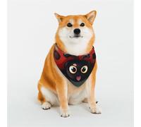 Bandana pour chien - Motif coccinelle - Réglable - Pour animaux de compagnie de Noël - Bavoirs triangulaires doux et respirants - Bandana pour chiots de petite, moyenne et grande taille