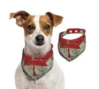 Bandana pour chien, motif drapeau canadien, doux, confortable, réglable pour garçons et filles, trois tailles pour chats et chiens