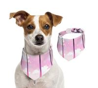 Bandana pour chien Motif îles tropicales, doux, confortable, réglable pour garçons et filles, trois tailles pour chats et chiens