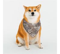 Bandana pour chien motif marbre - Grande écharpe triangulaire réglable - Double écharpe réversible lavable - Mouchoir quotidien pour chien de taille moyenne et grande - Cadeau