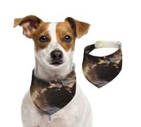 Bandana pour chien motif phare rochers bord de mer écharpe réglable pour animaux de compagnie bandanas lavables double face pour animaux de compagnie foulard triangle en coton écharpes pour chiens