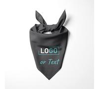 Bandana pour chien personnalisé avec logo de l'entreprise - Bandanas personnalisés pour animaux de compagnie avec logo d'entreprise