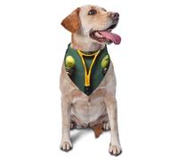 Bandana pour chien Pride RacketTrioDisplay - Bandana en polyester respirant pour chiens de petite, moyenne et grande taille, réglable et lavable, accessoire pour garçon, fille, chiot et chat