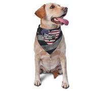 Bandana pour Chien Priez pour Notre Nation Toilettage des Animaux De Compagnie Unique Bavoirs pour Chien, pour Petite, Moyenne Et Grande Taille, Chats, Photo Prises, 70x30cm